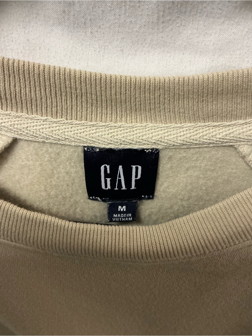 GAP Crewneck Sweatshirt in Light Taupe - Picture 2 of 3
